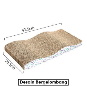 FOCAT Papan Garuk Kucing Mainan M12/M13 Cat Scratch Board Bahan Kardus Extra Tebal Garukan Hewan Peliharaan