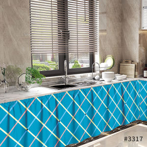 4PCS Curtain In Lababo 70*100cm Curtain Kitchen Sink Curtain Kurtina Panlababo Waterproof Makapal Water Proof Draperies Curtains Kurtina Pang Lababo Sink