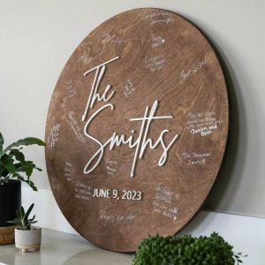 Personalized Wedding Guestbook Decor Wooden Name Sign Custom Wedding Letter Especially Unique Wedding Sign Anniversary Gift