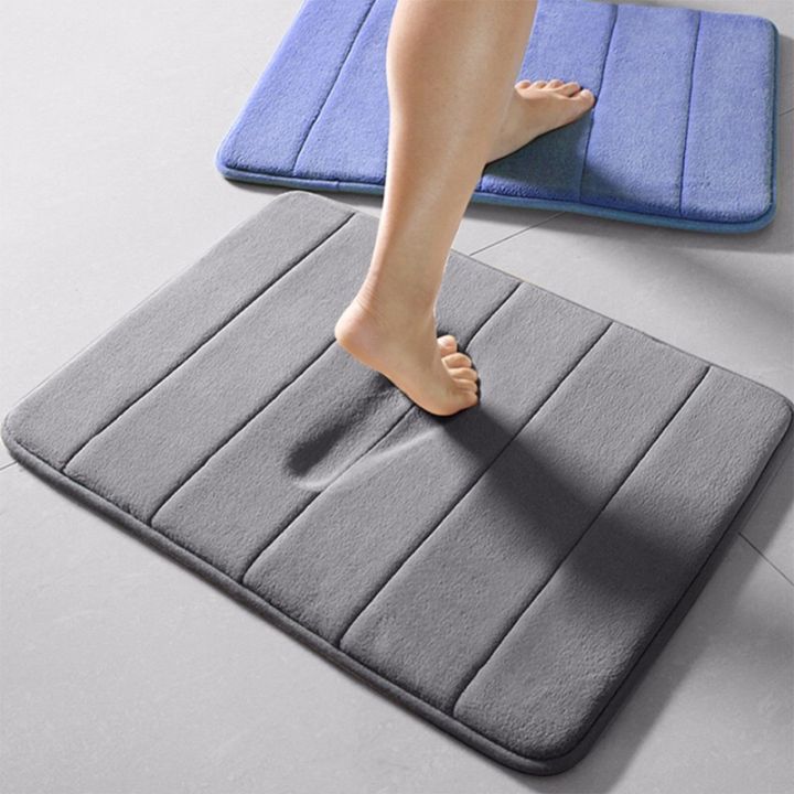 Anti slippery memory form bathroom mat | Lazada