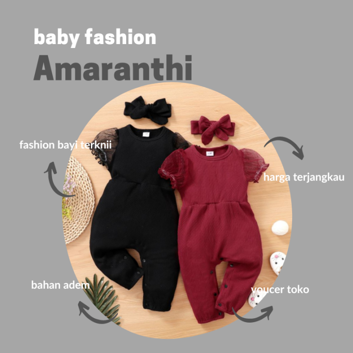 romper bayi import baju bayi import lengan panjang retro size 70