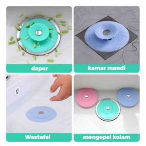 karet penutup wastafel bulat saringan lubang wastafel silikon karet saringan floor drain  K32