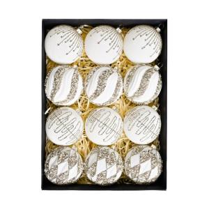 12 cái đồ trang trí Cây giáng sinh quả châu trang trí Giáng sinh quả bóng treo cho Cây giáng sinh nhà và lễ hội