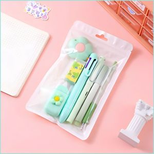 Colorlady - Set Quà Tặng Văn Phòng Phẩm 6-7 Món Tone Pastel Dễ Thương Bộ Dụng Cụ Học Tập Đáng Yêu Làm Quà Tặng Học Sinh