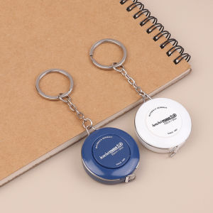 LEI 150 60Inch Keychain Tape Measure Portable Retractable Mini ABS Plastic Measure Ruler Centimeter Inch Roll Tape Measuring Tool