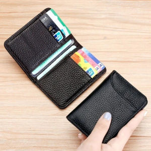 9 Pocket Ultra-Thin Texture Multi Functional Card Wallet Business Credit Card ID Foldable Leather