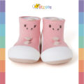 New Arrival 2023 รองเท้าหัดเดิน Attipas - รุ่น Atti Dinosaur - [สี : Green,Pink]. 
