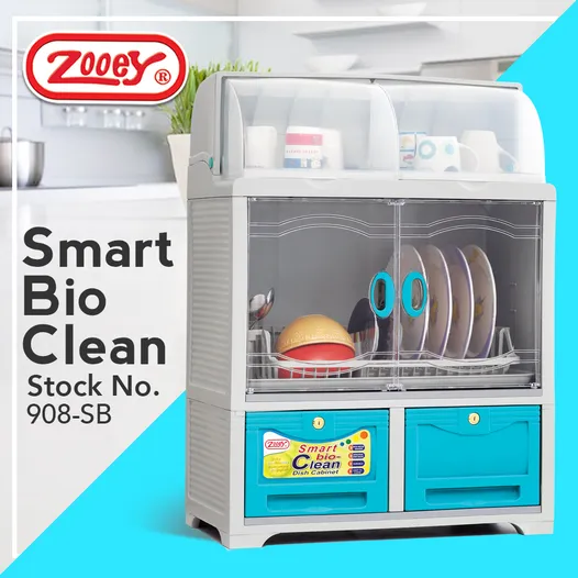 Zooey SMART BIO CLEAN DISH CABINET Stock Code 908 SB DISH DRAINER