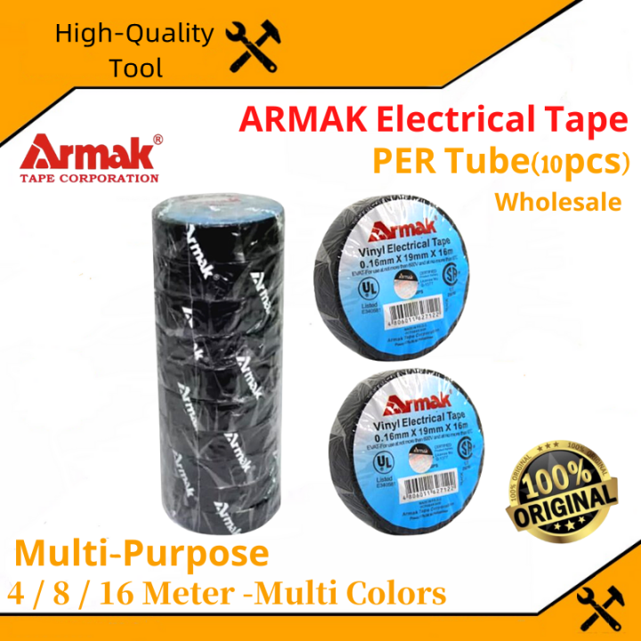 Armak Vinyl Black Electrical Tape Rubber Pvc Retardant Tapes Original 4 ...