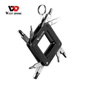 WEST BIKING 8 In 1 Multifunction Bike Tools Portable Kit MTB Road Bike Maintenance Multitool Hex Wrench Screwdrivers Set Gadgets Bicycle Accessories