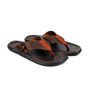 Sandal Jepit Pria Bahan Kulit Working W-06 Sandal kasual pria dewasa