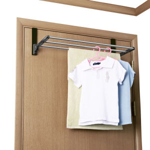 Giá treo quần áo sau cửa không cần khoan Wellex MH1060 hạ xuống 18cm