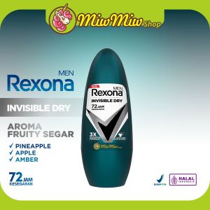 REXONA MEN Anti-Perspirant Deodorant Roll On (Deodoran Antiperspiran 72 Jam Kesegaran Pria)