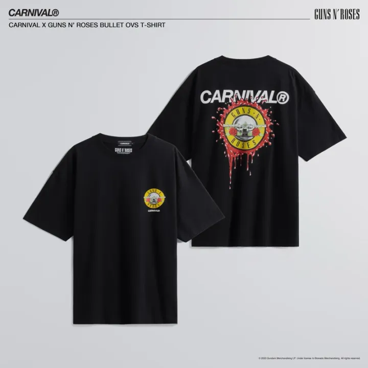 T-shirt%20CARNIVAL%20X%20GUNS%20N%20ROSES%20BULLET%20OVS%20T-SHIRT%20BLACK%20-%20Image%205