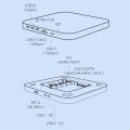 Hagibis USB-C Hub with Dual Hard Drive Enclosure Type-C Docking Station for Mac Mini M2 Mac Studio M1 Max Ultra with 2.5inch SATA M.2 SSD 4K60Hz DP1.4  HDMI USB3.2 Gen2 SD/TF. 