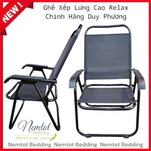 🧨SẢN PHẨM MỚI🧨Ghế Xếp Lưng Cao Relax Ngồi Cà Phê Trà Sữa Sân Vườn Ghế Xếp Có Tựa Lưng _ Chính Hãng