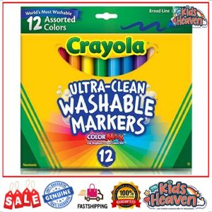 Crayola Ultra Clean Washable Markers - Fine Line / Broad Line ( 8 / 10 / 12 / 24 / 40 counts)
