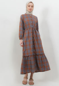 MFMW Bandekarlo Dress Gamis Bata Motif Kotak