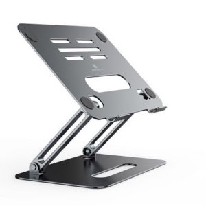 Laptop Stand Height Adjustable Aluminum Laptop Riser Holder Portable Ergonomic Notebook Mount Up to 17 for Air