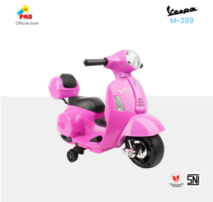 (Bandung) Motor Aki Mainan Anak Cas Listrik M-399 / M-288 Vespa Mini / Vespa Besar Murah