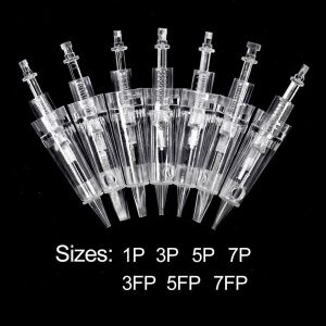 【Available】100pcs Cartridge for Permanent Makeup Tattoo Eyebrow Machine Needle 1P 3R 3FP 5P 5FP 7P 7FP Disposable MicroShading Eyebrow Lips Tattoo Supplies