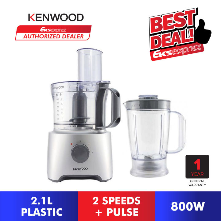 Kenwood Multipro Compact Food Processor (800W) FDP301SI Lazada
