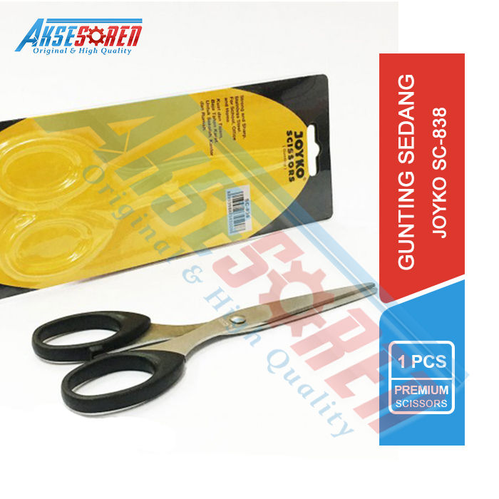 GUNTING PLASTIK JOYKO SCISSORS [SC-838] / GUNTING KAIN ORIGINAL ...