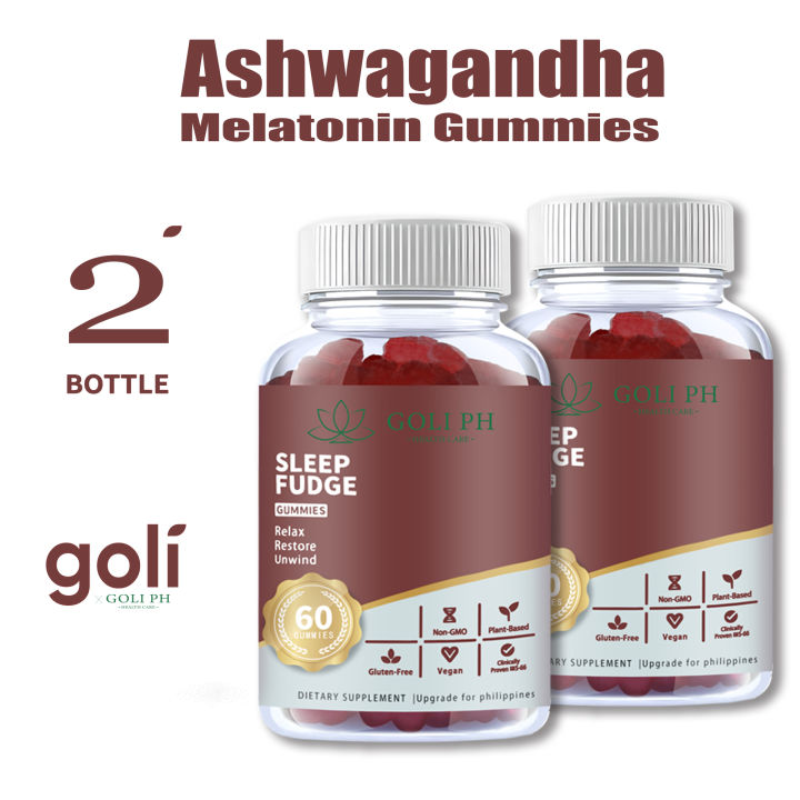 Buy 1 get 1 Goli PH Ashwagandha Gummies VitaminD Improve Sleep and Mood