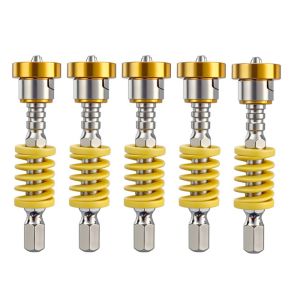 LANDIS 2/5Pcs ic Spring-Loaded Screwdriver Bits Ring Positioning Detachable Limit Ring Screw Holder for Drill Batch Tool Anti-Drop Screw Retaining Wall Screw Bits Screw Retaining Tool