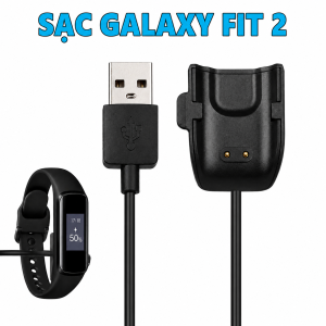 Dây sạc cho Samsung Galaxy Fit 2 - Tích hợp sạc nhanh - Tương thích với vòng tay phiên bản SM-R220