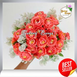 ROSE DAISY PUTIK CABANG 5 IMPORT MURAH BERKUALITAS BUNGA PREMIUM SUTRA DIY MUSIM GUGUR PLASTIK PALSU UNTUK BUKET DECOR HOME KAMAR HIASAN CAFE DEKORASI PERNIKAHAN RUMAH EROPA RUSTIC CLASSIC PASTEL WARNA DUA MAWAR ARTIFICIAL