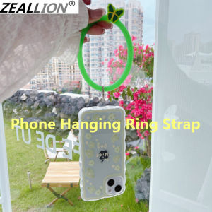 Zeallion Hanging Ring fore Universal Mobile Phone Soft Silicone Chain Lanyard Wrist Strap Anti-Lost Bracelet Keychain