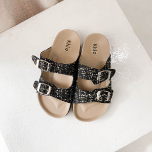 Sandal Anak Perempuan Belleza Sandal Slop Korea Birken Anak Perempuan Usia 6 sampai 10 Tahun Sendal Tali Gesper Slip on Sandal Anak anak  Bellezza Empuk Ringan Belezza Usia Umur 7 8 9 10 thn Kekinian - KHLO JAZ