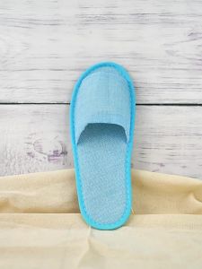 Half-Covered Linen Slippers Summer Style Individually Packaged Thickened Non-Slip For Beauty Salons Guesthouses And Hotel Use