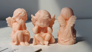Reusable Silicone Mold for Crafting Beautiful 3D Angel Aromatherapies Mold Handmade Desktop Decoration Mold