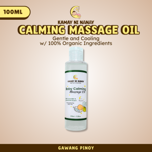 Kamay ni Nanay Baby Calming Massage Oil Large – Gentle Comfort for Baby’s Rest and Relaxation G6PD Safe