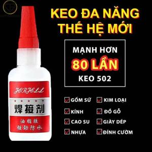Keo Dán Siêu Dính Đa Năng Mọi Chất Liệu Cực Mạnh - Dán Gỗ Thuỷ Tinh Kim Loại Sắt Gốm Sứ Nhựa Vải