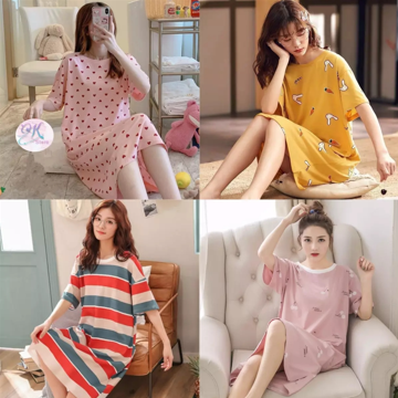 K.Store Korean Daster Sleepwear Nightdress Pambahay Homewear Nightwear new 2022 sale