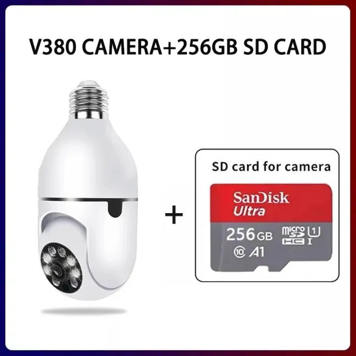V380 Pro 8MP Dual Lens CCTV Camera no need Buy 1 Take 3 IP