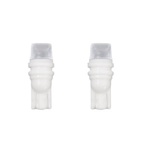 2PC Ceramic W5W T10 LED Canbus Bulb Error Free Turn Signal License Plate Reading Light Plug & Play