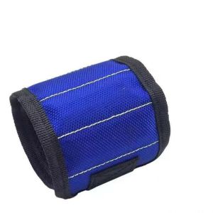 MUKANG Sports Three-row/five-row Bracelet Tool Storage Wrist Organizer For Holding Screws Nail Tool Bag Storage Bag ic Wristband Kit ic Wrist Support Band