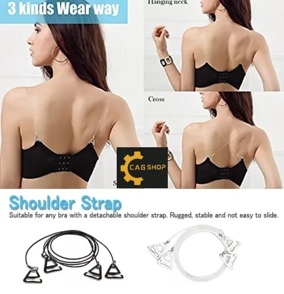 Clear Bra Strap Silicone Bra Accessories Bra Shoulder Strap for