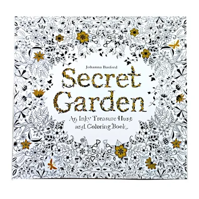 สมุดระบายสี Secret Garden สำหรับผู้ใหญ่และเด็ก สมุดระบายสีคลายเครียดหนา/หนังสือคลายเคร/Colouring Book coloring book