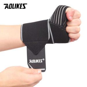 Băng Cuốn Đai Quấn Bảo Vệ Cổ Tay xỏ ngón Aolikes 1540 Hỗ Trợ Tập Gym Hỗ Trợ Tập Luyện Thể Thao