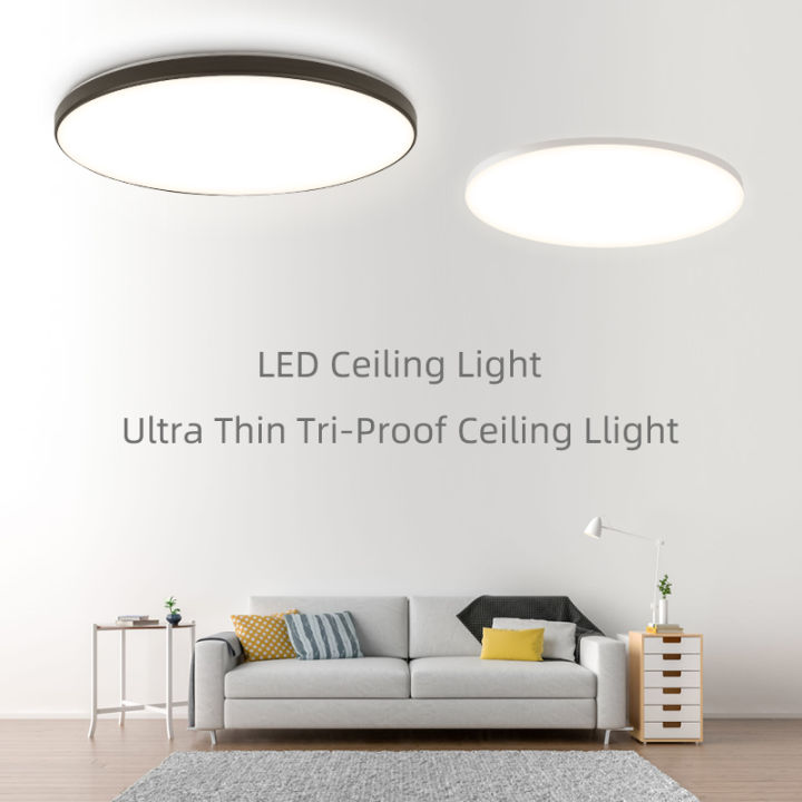 Ready Stock CANMEIJIA Ultra Thin Led Ceiling Lamp 18w 30w 40w 72W Modern Panel Ceiling Lights For Living Room Bedroom Kitchen Indoor Lighting Lazada