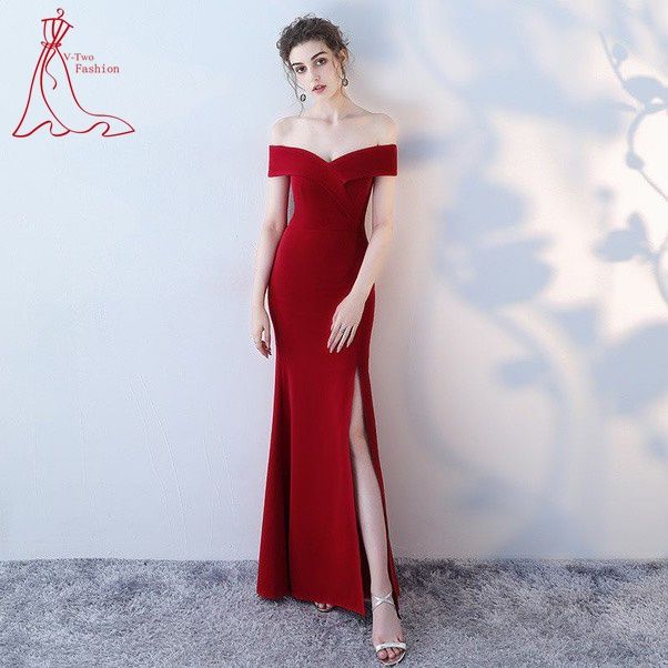 Off shoulder hot sale long gown