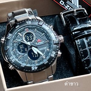 ชุดว่าตัว วิดเวอร์นาฬิกา สปอร์ตชาย แบรนแท้ มีสองระบบ ดิจิตอล และเข็ม สายหนังสามารถเปลี่ยนสลับใส่ได้ กล่องเเบรนด์พร้อม กล่องเเบรนด์ฟรี และกันน้ำ 100%