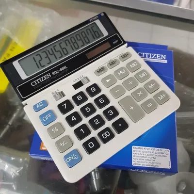 Kalkulator 12 Digit Citizen SDC 868L / Calculator 868/ Alat Hitung Kantor