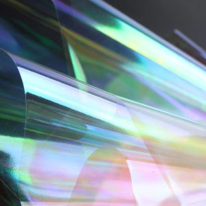Hologram Lembaran Transparent Cellophane Flower Wrapping Paper Kertas Buket Bunga KB6045