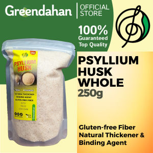 Greendahan Psyllium Husk Whole All Natural 250g - Fiber Rich